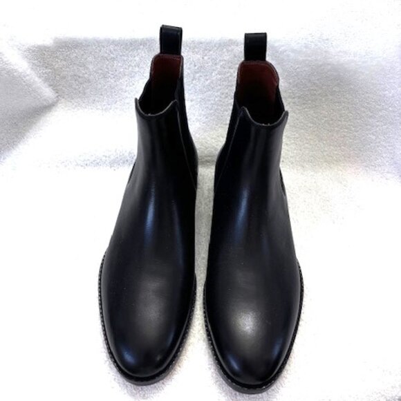 Coach black leather pull-on Dalton chelsea boots NWOT Men\'s Size 7D